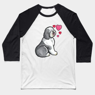 Old English Sheepdog love Baseball T-Shirt